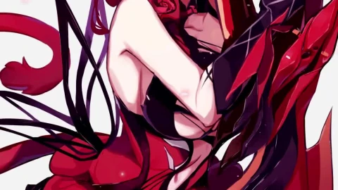 Genshin Impact Red Anime Girl Live Phone Wallpaper - Free Live Wallpaper