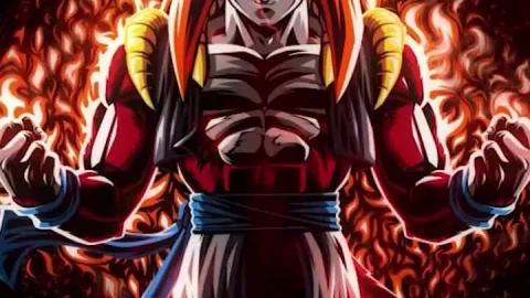 iPhone and Android Gogeta Super Saiyan 4 Dragon Ball Gt Live Phone Wallpaper - Free Live Wallpaper