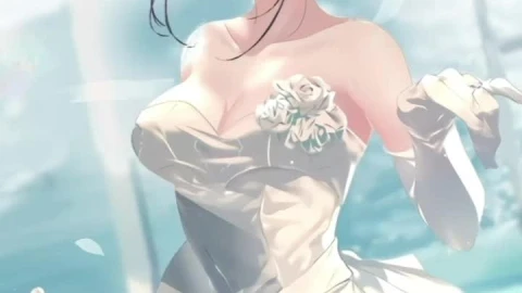 Live Phone Shouko Makinohara Wedding Dress Wallpaper To iPhone And Android - Free Live Wallpaper