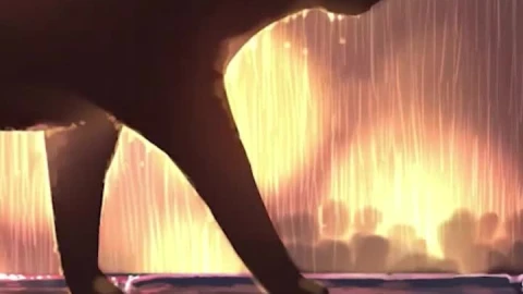 Live Phone Black Cat Walking In The Rain Wallpaper To iPhone And Android - Free Live Wallpaper