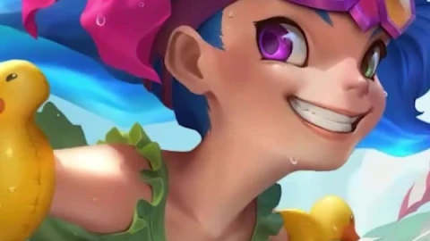 iPhone and Android Pool Party Zoe League Of Legends Live Phone Wallpaper - Free Live Wallpaper