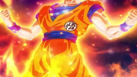 iPhone And Android Fire Goku Dragon Ball Super Anime Live Phone Wallpaper - Free Live Wallpaper