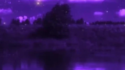 iPhone and Android Purple Moon Live Phone Wallpaper - Free Live Wallpaper