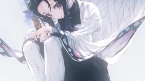 Live Phone Shinobu Kochou Girl Anime Wallpaper For iPhone And Android - Free Live Wallpaper