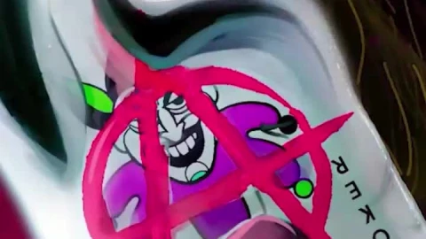 iPhone and Android Joker Anarchist Card Live Phone Wallpaper - Free Live Wallpaper