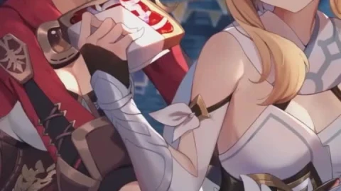 Game Amber And Lumine Genshin Impact Phone Wallpaper Anime Iphone And Android - Free Live Wallpaper