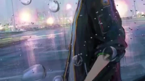 Live Phone Rainy Day Girl Anime Wallpaper For iPhone And Android - Free Live Wallpaper