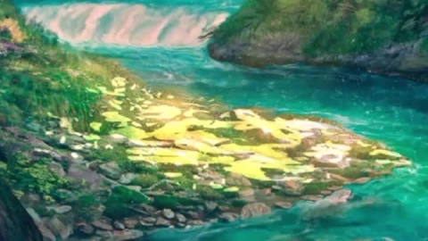 Cool fantasy forest river iphone wallpaper aesthetic - Free Live Wallpaper