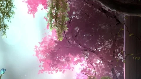 Live Phone Treehouse Spring Morning Wallpaper To iPhone And Android - Free Live Wallpaper