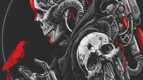 iPhone and Android Machine Death Artwork By Sony Wicaksana Phone Live Wallpaper - Free Live Wallpaper
