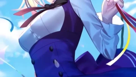saber lily balloons fate grand order phone wallpapers cool anime - Free Live Wallpaper