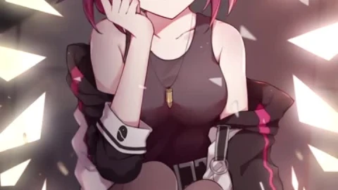 Anime exusiai arknights smiling iphone wallpaper hd - Free Live Wallpaper
