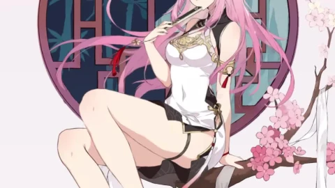 Sakura Anime Girl Live Phone Wallpaper - Free Live Wallpaper