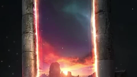 iPhone and Android Fantasy Stone Portal Live Phone Wallpaper - Free Live Wallpaper