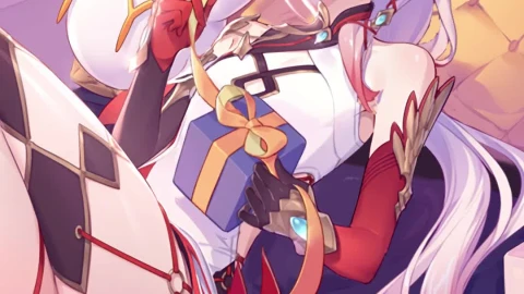 Fuhua Genshin Impact Present Anime Girl Game Live Phone Wallpaper - Free Live Wallpaper