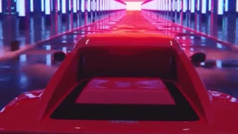 iPhone  Android Ferrari Testarossa Night Vity Street Phone Live Wallpaper - Free Live Wallpaper