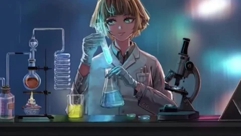 Android  iOS iphone Mobile Scientist Girl Free Live Wallpaper - Free Live Wallpaper