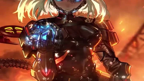 Cyborg Girl 4K Anime Iphone Wallpaper - Free Live Wallpaper
