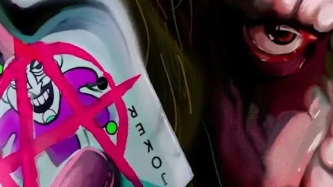Android  iOS iphone Mobile Joker Anarchist Card Free Live Wallpaper - Free Live Wallpaper