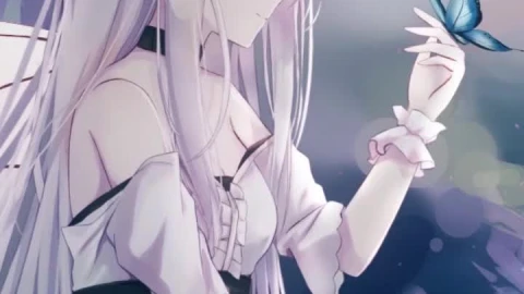 Live Phone Girl Butterfly Anime Wallpaper For iPhone And Android - Free Live Wallpaper