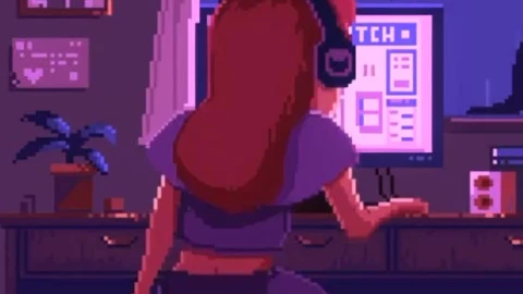 Mobile Pixel Witch on Twitch Live Wallpaper For Phone - Free Live Wallpaper