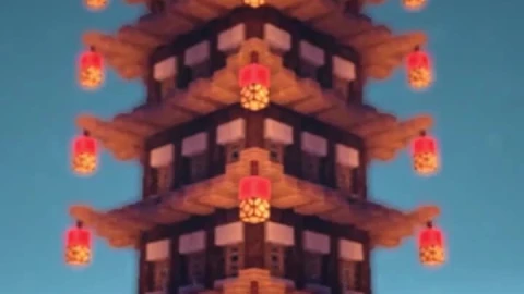 iPhone and Android Minecraft Tower Live Phone Wallpaper - Free Live Wallpaper