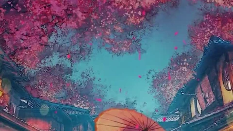 iPhone  Android Sakura Festival Women And Cat Phone Live Wallpaper - Free Live Wallpaper