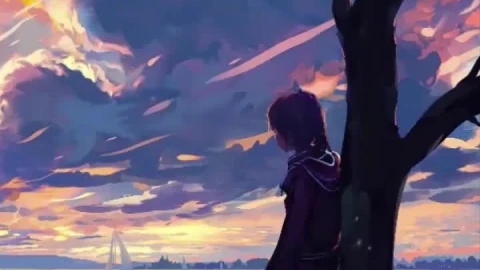 Live Phone Evening Lake Girl Anime Wallpaper For iPhone And Android - Free Live Wallpaper