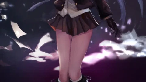 iPhone and Android Kyoko Kirigiri Danganronpa Live Phone Wallpaper - Free Live Wallpaper