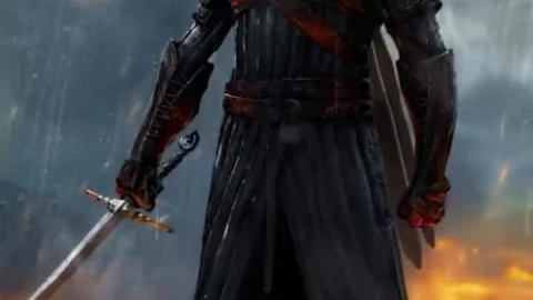 iPhone  Android Witcher Storm Flames Free Wallpaper - Free Live Wallpaper
