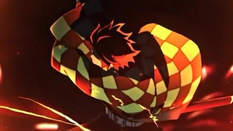 iPhone and Android Tanjiro Kamado Hinokami Kagura Anime Phone Live Wallpaper - Free Live Wallpaper
