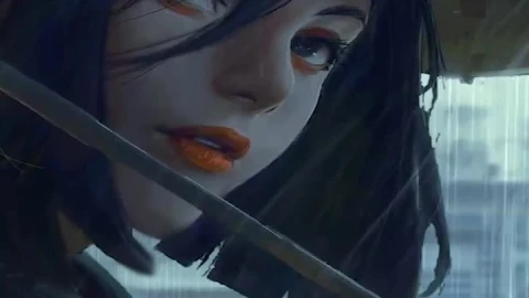 Samurai Girl Blade For iPhone Wallpaper - Free Live Wallpaper