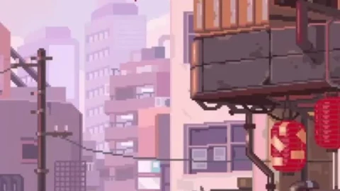 iPhone and Android Japan Street Fall City Live Phone Wallpaper - Free Live Wallpaper