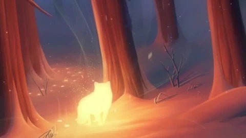 iPhone and Android Glowing Fox Live Phone Wallpaper - Free Live Wallpaper