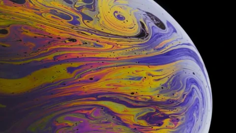 Oranblush Bubble Argon iPhone XS Live Wallpaper - Free Live Wallpaper