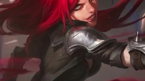 iPhone and Android Katarina Legends Of Runeterra Live Phone Wallpaper - Free Live Wallpaper