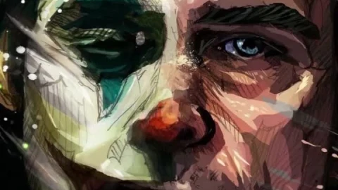 iPhone and Android Joker Abstract Art Live Phone Wallpaper - Free Live Wallpaper