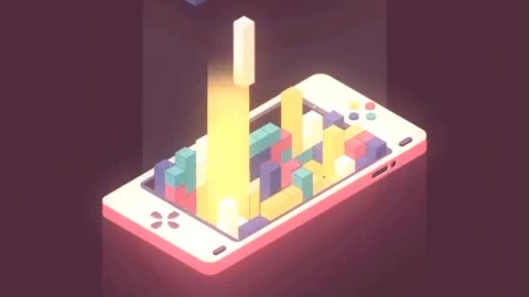 Mobile Isometric Tetris Live Wallpaper For Phone - Free Live Wallpaper