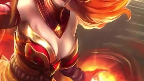 iPhone  Android Lina On Fire Dota Free Phone Live Wallpaper - Free Live Wallpaper