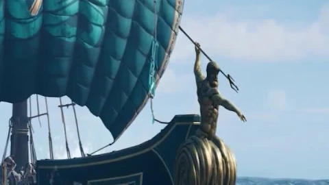 iPhone and Android Boat On The Sea Assassins Creed Odyssey Phone Live Wallpaper - Free Live Wallpaper