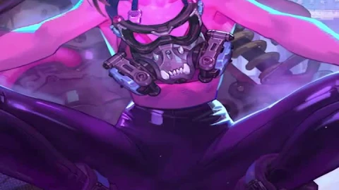 Iphone And Android Cyberpunk Girl Biker Phone Live Wallpaper - Free Live Wallpaper
