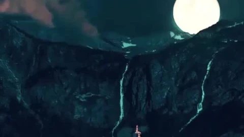 iPhone and Android Moonlight Lake Night Live Phone Wallpaper - Free Live Wallpaper