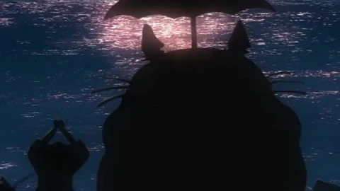 Totoro By The Beach iphone lock screen wallpaper - Free Live Wallpaper