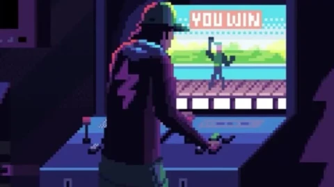 Live Phone Arcade Gamer Pixel Wallpaper To iPhone And Android - Free Live Wallpaper