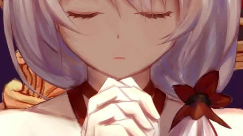 Fuhua Genshin Impact Pray Anime Girl Live Phone Wallpaper - Free Live Wallpaper