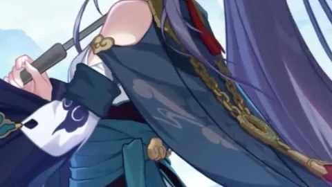 iPhone  Android Azure Empyrea Umbrella Honkai Impact 3rd Phone Live Wallpaper - Free Live Wallpaper