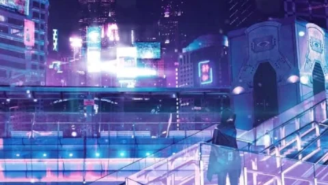 Live Phone Cyberpunk City Wallpaper To iPhone And Android - Free Live Wallpaper