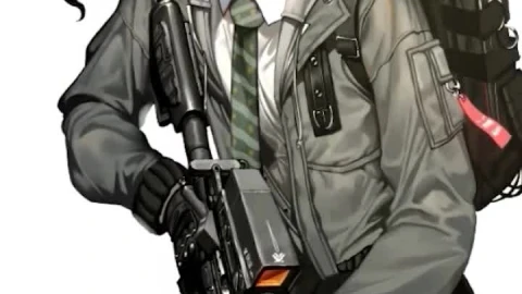 iPhone And Android Anime Girl With A Rifle Phone Live Wallpaper - Free Live Wallpaper