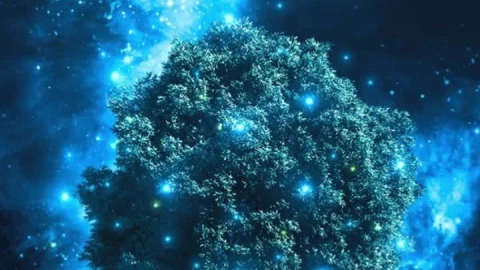 Live Phone Starry Night Tree Wallpaper To iPhone And Android - Free Live Wallpaper