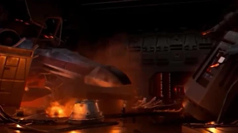 iPhone and Android X Wing Burning Star Wars Phone Live Wallpaper - Free Live Wallpaper
